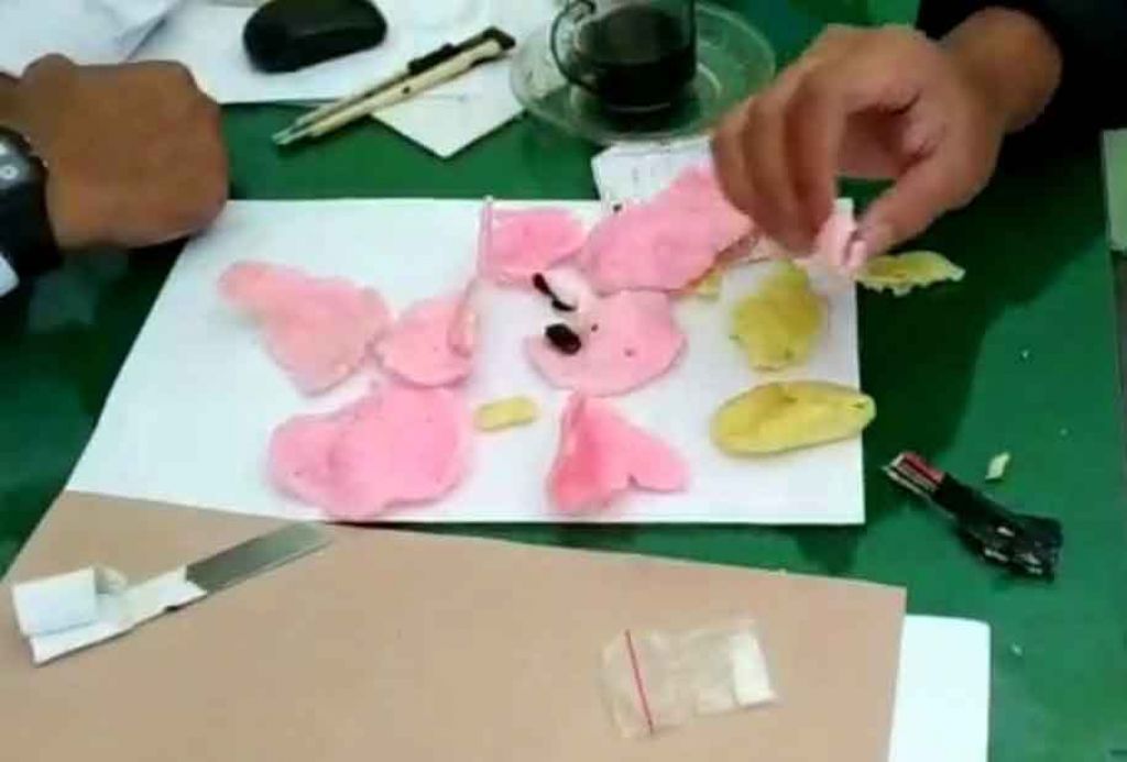 Sabu dan pil double L yang diselundupkan ke Lapas Klas II Jombang