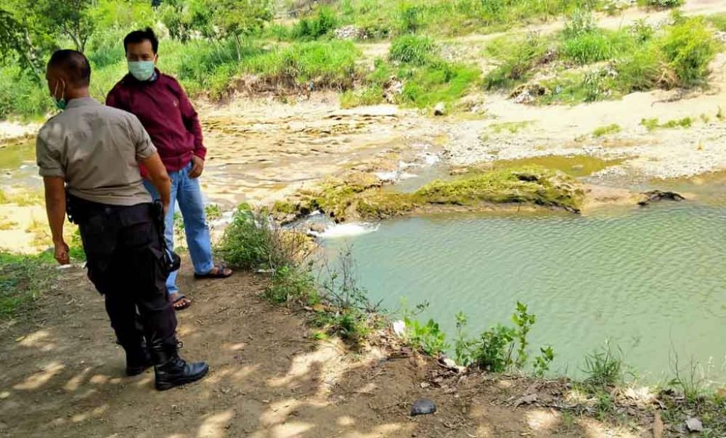 Lokasi tempat ditemukannya korban