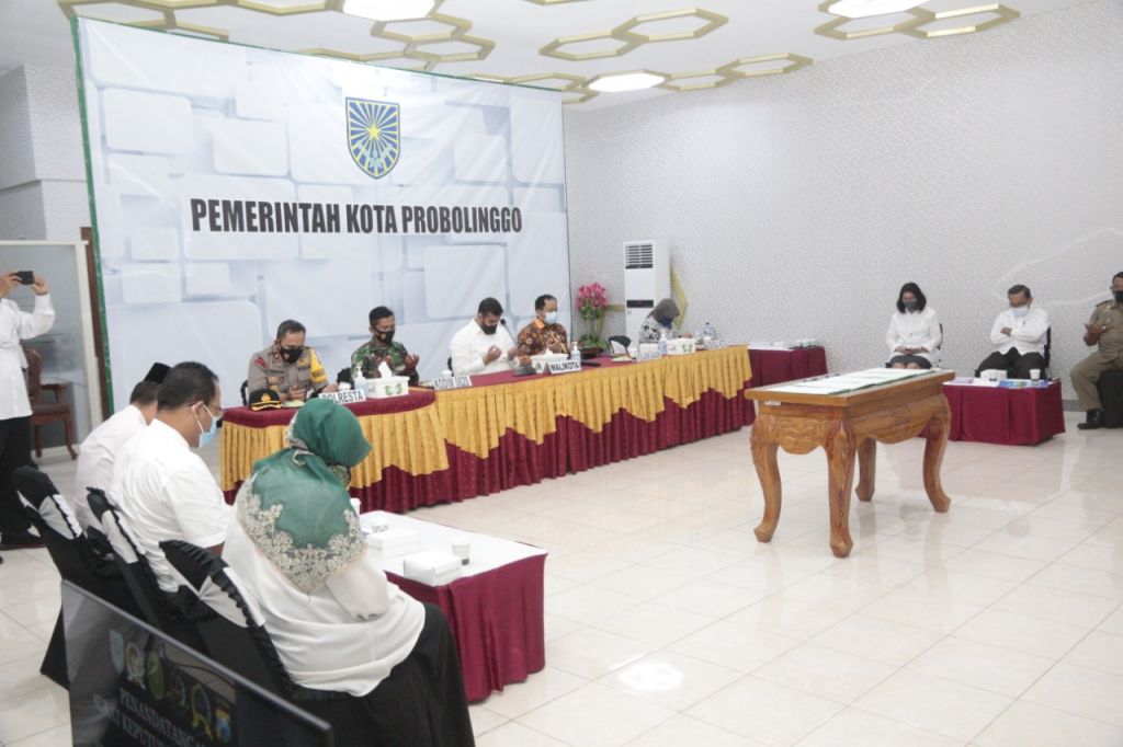 Rapat penutupan Pasar Tugu Kota Probolinggo