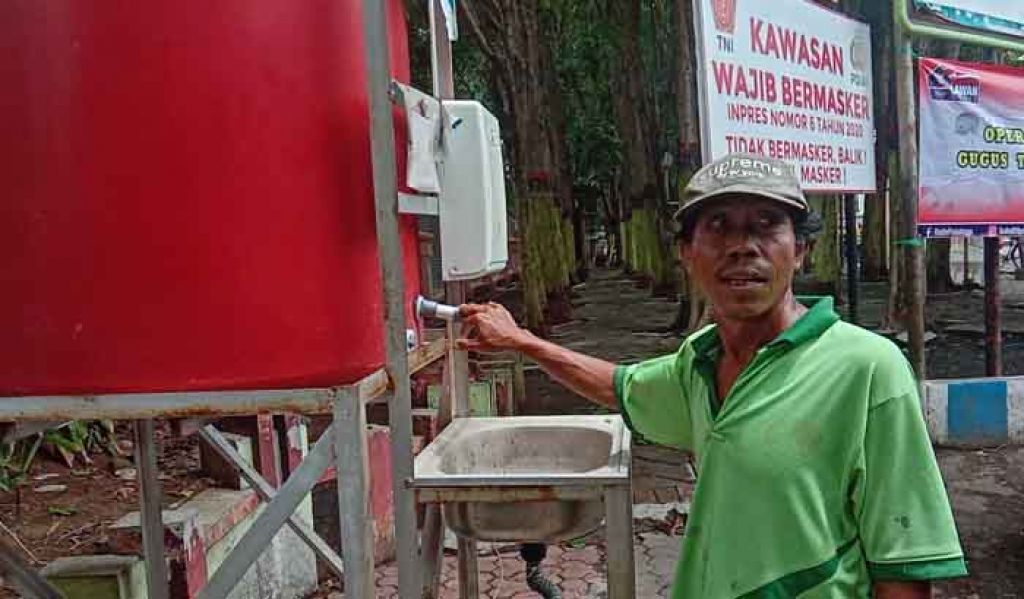 Duh, Wastafel Portable di Kota Probolinggo Banyak yang Rusak