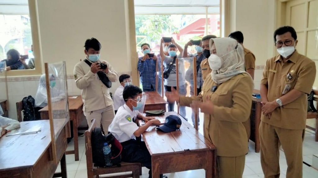 82 SD-SMP di Kota Mojokerto Gelar Pembelajaran Tatap Muka Serentak