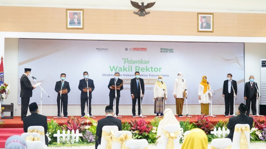 Proses pelantikan wakil rektor hingga dekan UMSurabaya