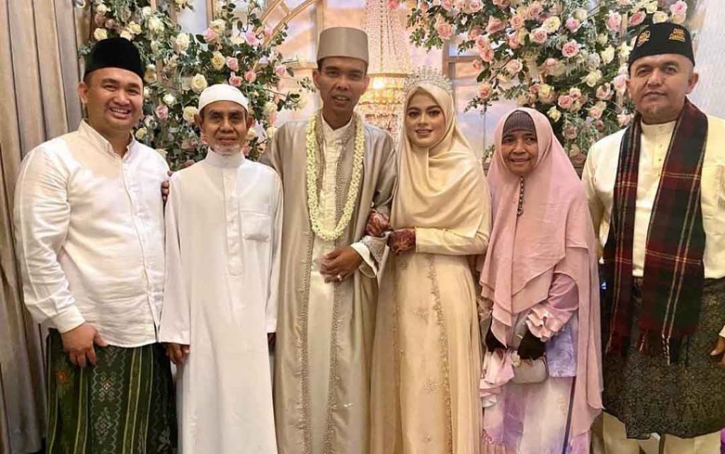 Pernikahan Ustaz Abdul Somad dan Fatimah Az Zahra di Jombang (tangkapan layar Instagram)