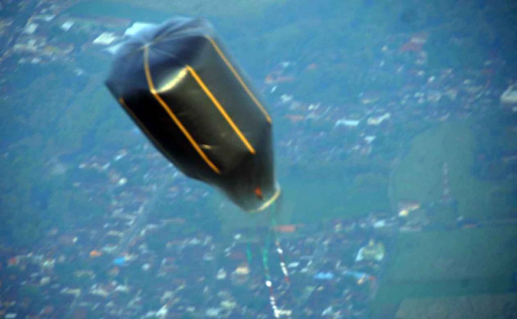 Balon udara (Foto: istimewa/Lanud Iswahjudi) 