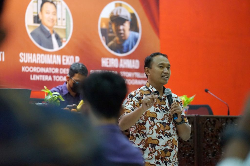 Pelatihan Content Creator saat Sosialisasi 4 Pilar Kebangsaan di Untag Surabaya