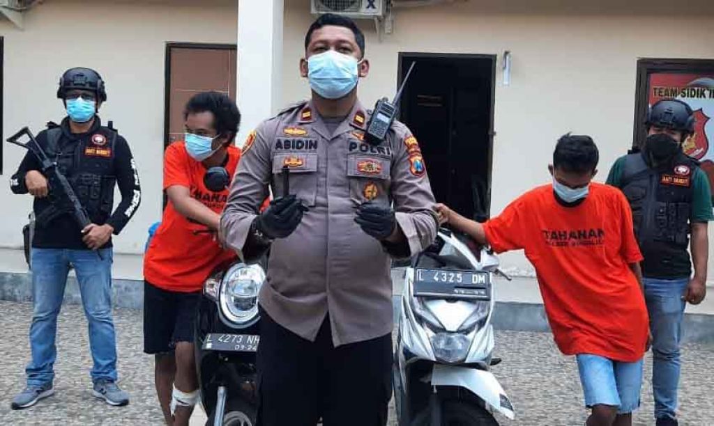 Kanitreskrim Polsek Sukolilo, Iptu Zainul Abidin dan kedua pelaku yang ditembak kakinya