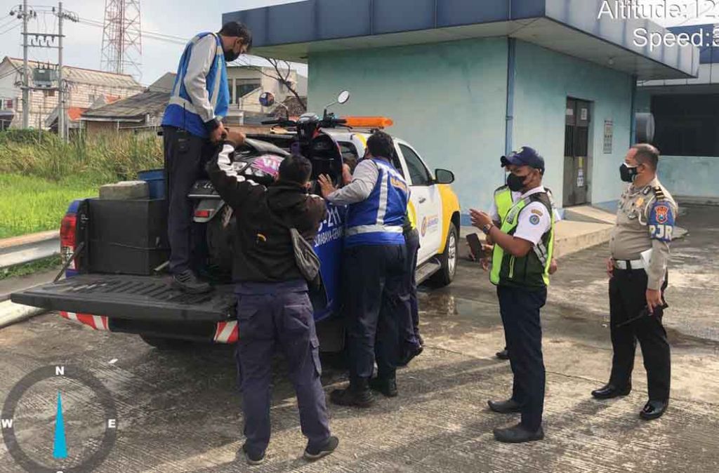 Motor yang diamankan dari wanita muda