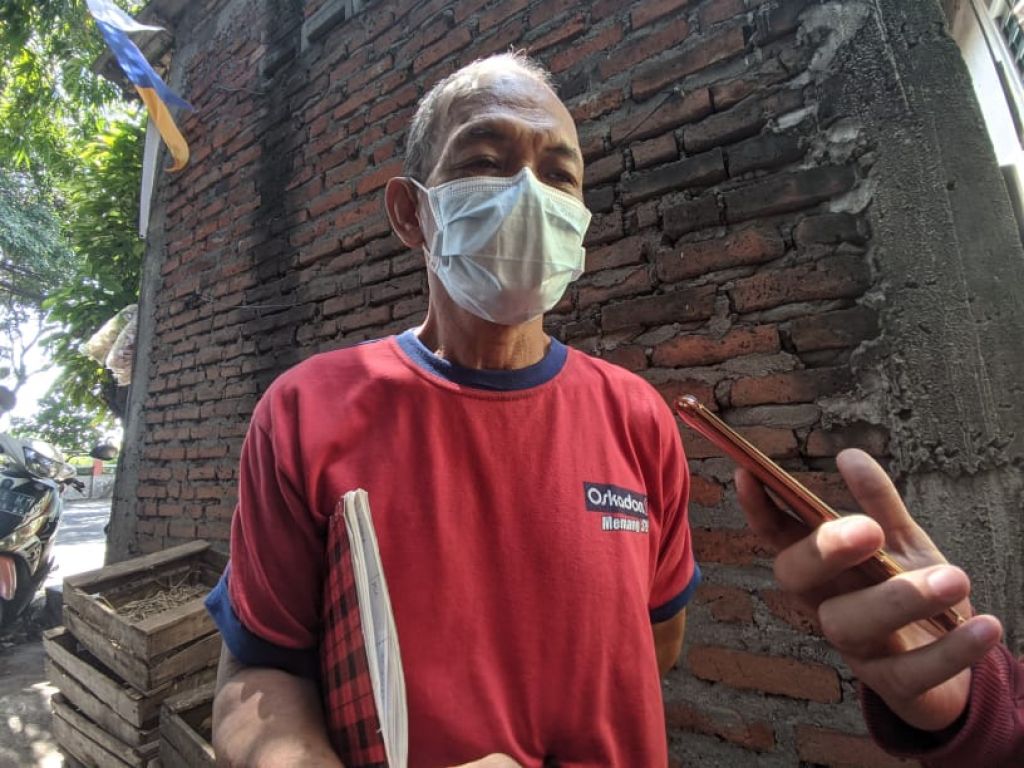 Muchsin, Ketua RT 12, RW 03, Kelurahan Jagir, Wonokromo, Surabaya.