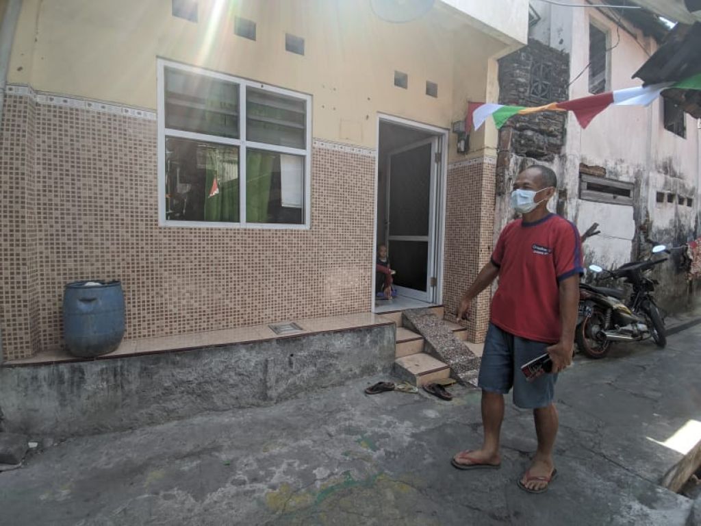 Jalan Sidomukti IX, Wonokromo, Surabaya, lokasi penangkapan ED, terdufa teroris oleh Tim Densus 88 Polri.