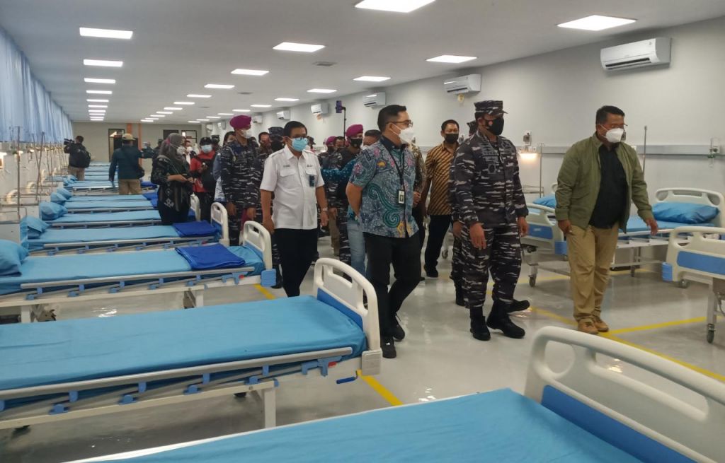 KSAL Apresiasi Berdirinya Isoter Rumah Oksigen Pasien Covid-19 di Kawasan SIER