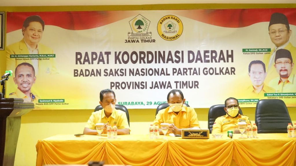 Saat Golkar Jatim Gelar Rakorda BSN untuk Kemenangan Pemilu 2024
