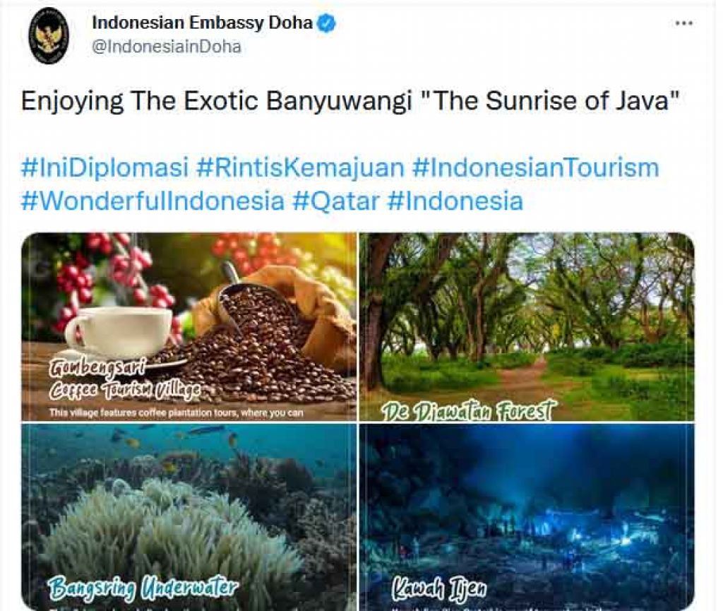 Kedutaan RI di Berbagai Negara Ramai-ramai Promosikan Wisata Banyuwangi