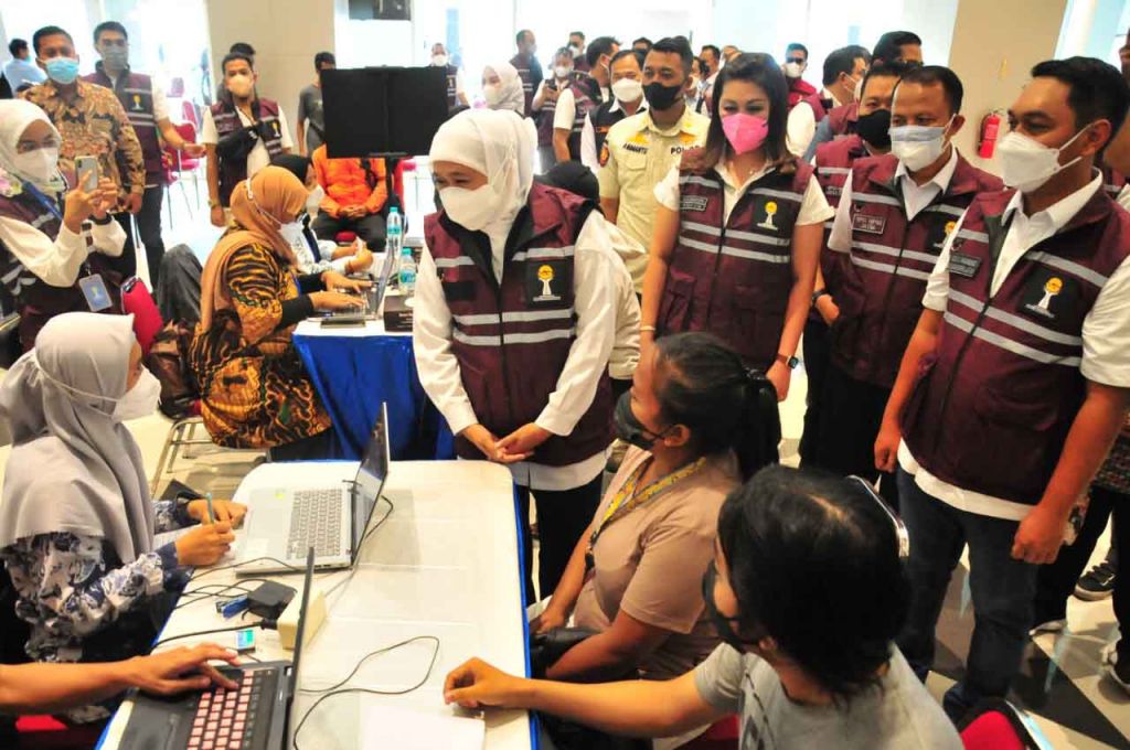 Pelaksanaan Vaksinasi Covid-19 di Juanda