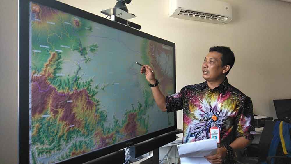 Peta kawasan bencana dipetakan oleh BPBD Ponorogo