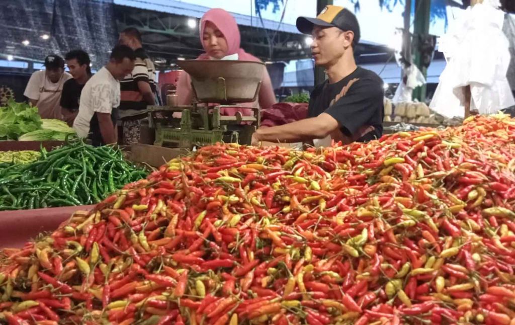 Harga Cabai Rawit di PIOS Turun, Kualitas Terbaik Dibanderol Rp 13 Ribu per Kg