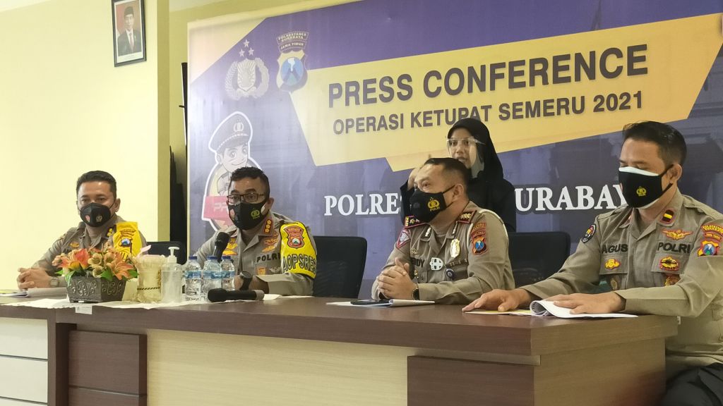 2622 Kendaraan Masuk Surabaya Diputar Balik saat Larangan Mudik Lebaran 2021