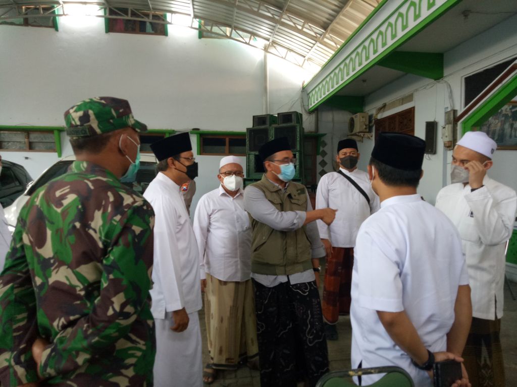 Wali Kota Pasuruan, Saifullah Yusuf (Gus Ipul) memimpin simulasi pelaksanaan Haul KH Abdul Hamid