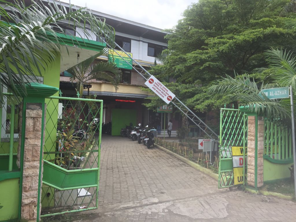 Pondok Pesantren Al Azhar, Banyuwangi yang siswanya dikabarkan keracunan makanan Rabu (6/10/2021) malam.