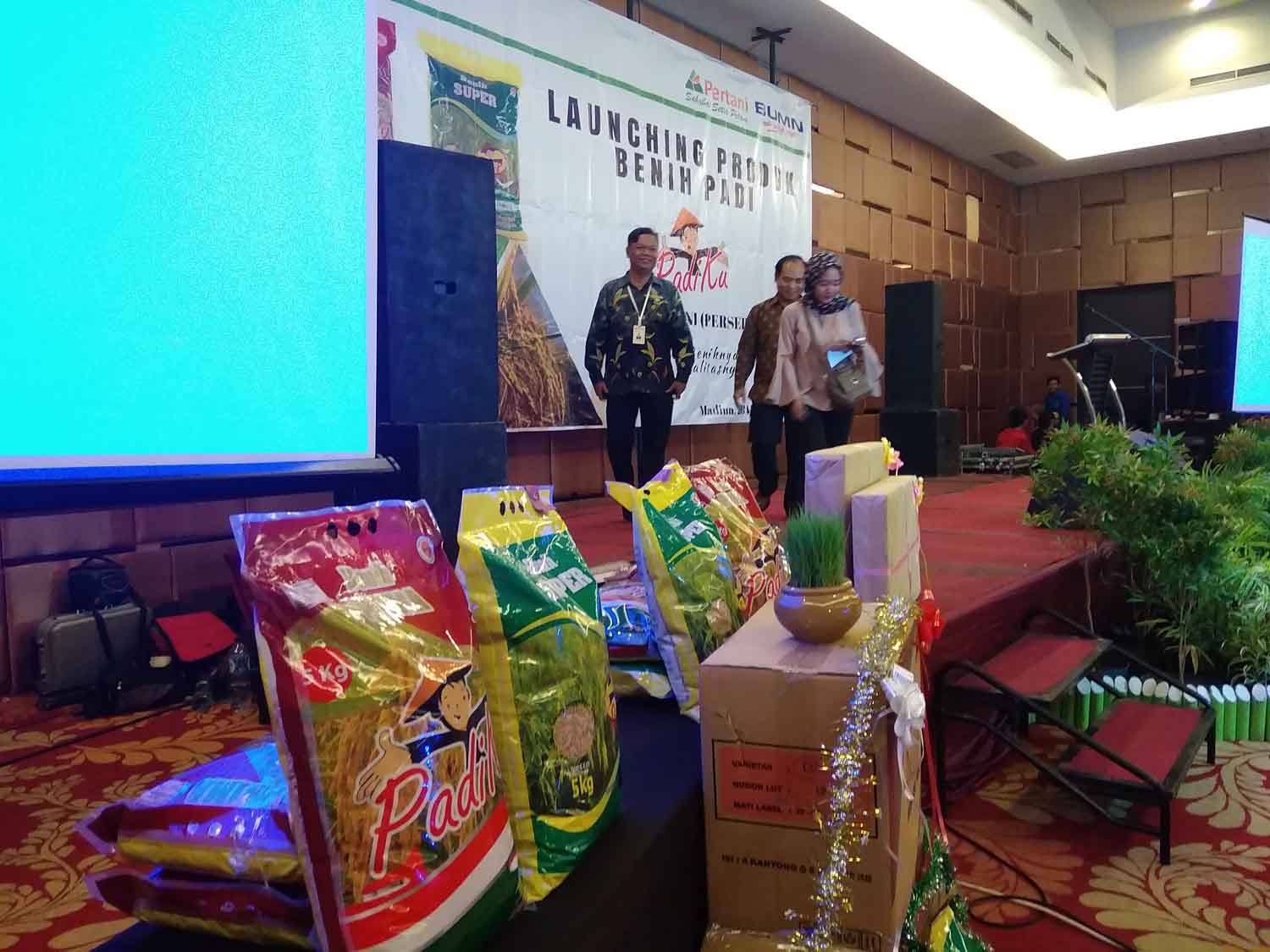 Benih unggulan PT Pertani yang telah di launching 