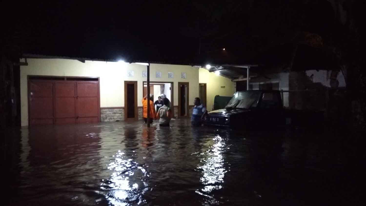 Salah satu rumah terdampak banjir