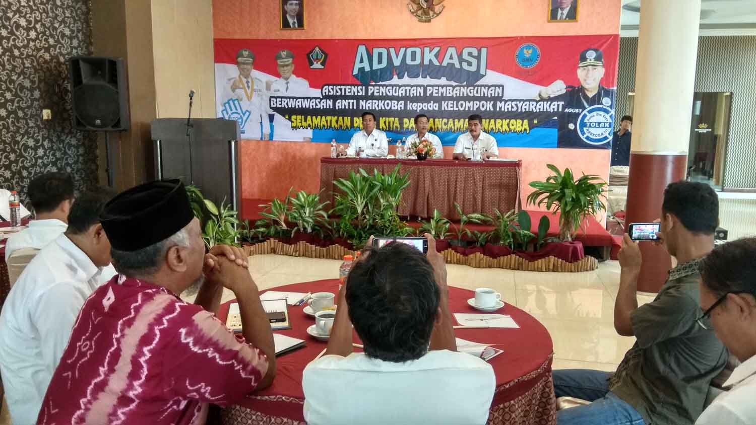 Pertemuan yang digelar BNNK bersama dengan Pemkab Blitar