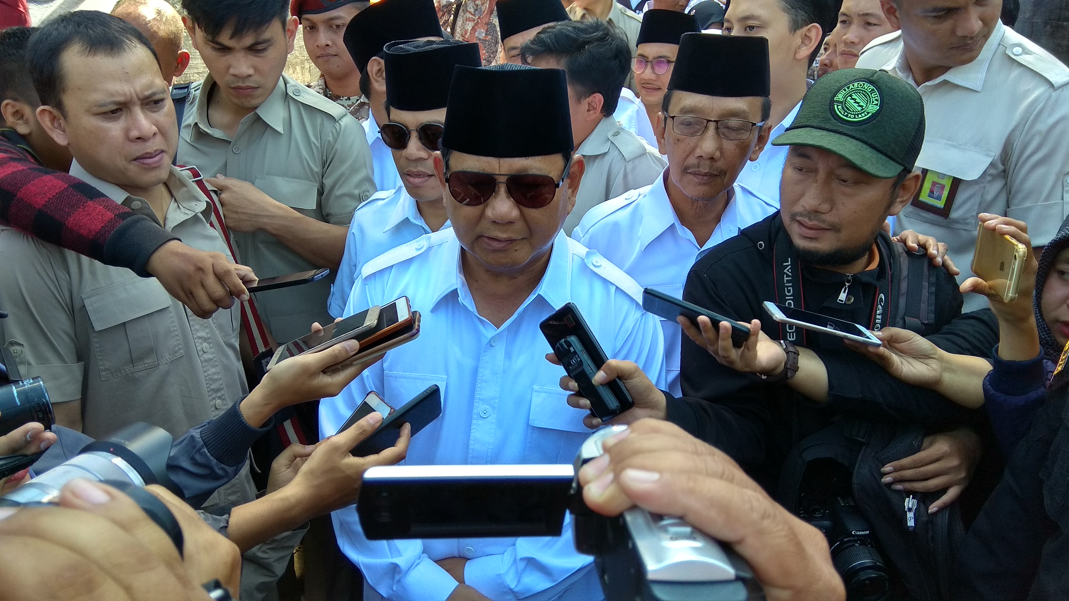 Cawapres? Prabowo: Bisa saja Habis Ini Saya Berkuda Sama Pak Shohibul