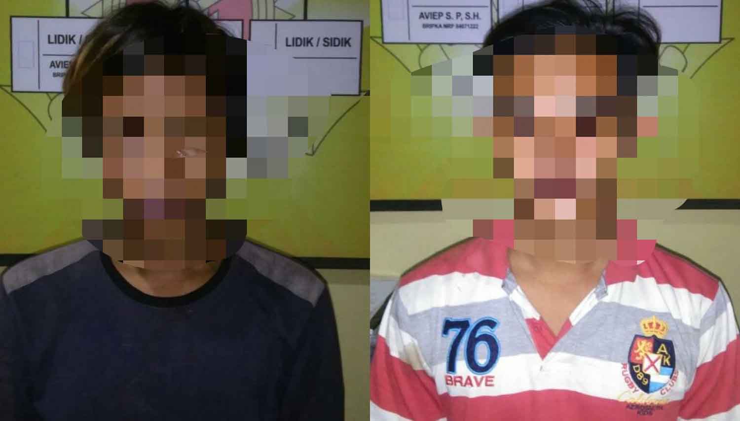 Dua tersangka pencuri motor/Foto: Mita Kusuma