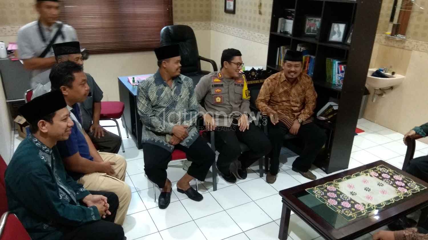 Sejumlah pimpinan di kantor Kementerian Agama di Blitar./Foto: CF Glorian.