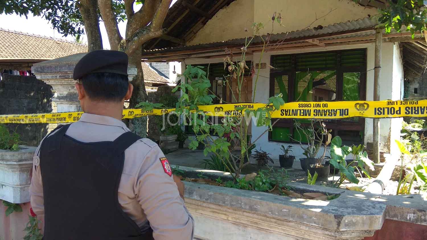  Rumah terduga K di wilayah Lingkungan Bening, Kelurahan Beru, Kecamatan Wlingi, Kabupaten Blitar./Foto: CF Glorian.
