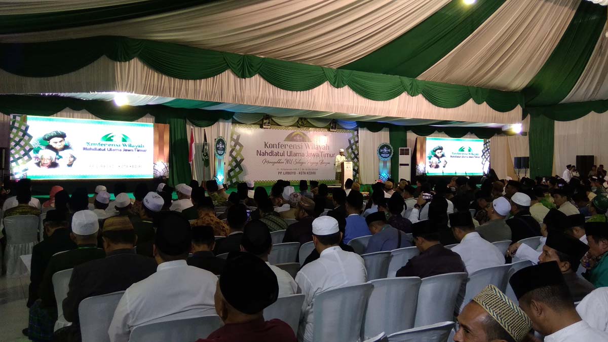 suasana pembukaan Konferwil ke 17 PWNU Jatim.

