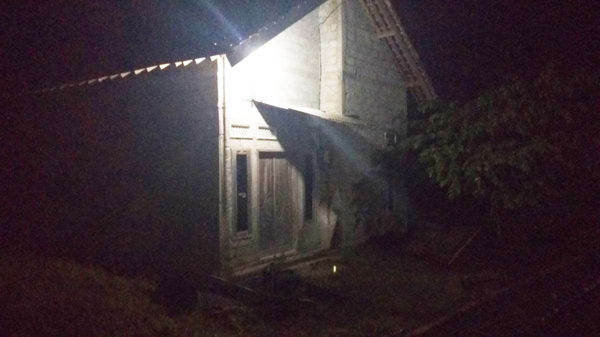 Rumah EPW yang ditangkap Densus 88
