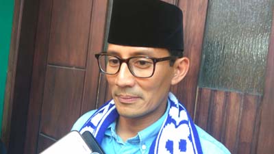 Sandiaga Uno Cawapres yang akan mendampingi prabowo Subianto.