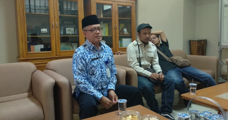 Kepala BKD Ponorogo Winarko Arief ditemui di ruangannya, Senin (17/9/2018). 