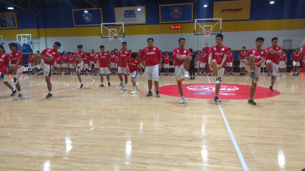 Ratusan campers perebut tiket emas Honda DBL Indonesia All-Stars 2018 jalani latihan