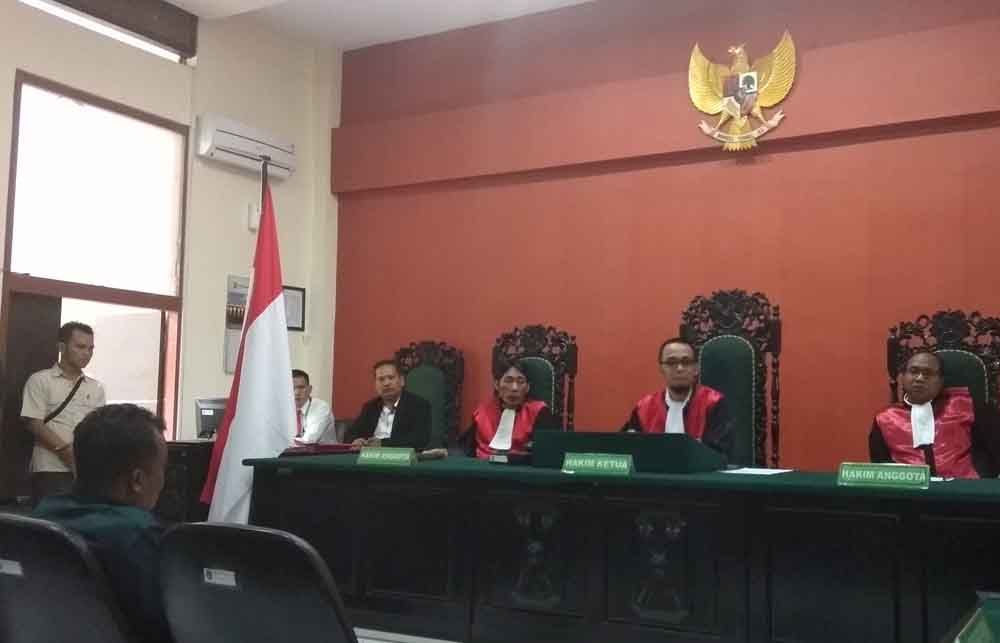 Sidang kasus dugaan perusakan APK caleg di PN Banyuwangi