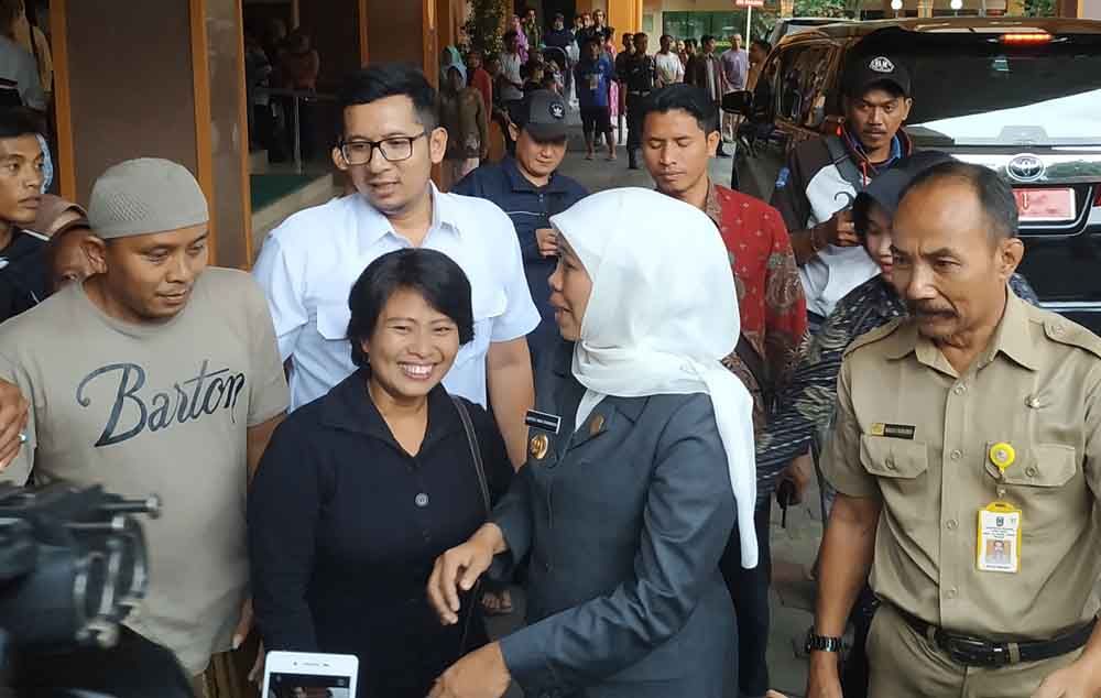 Gubernur Khofifah di RSUD Saiful Anwar Malang