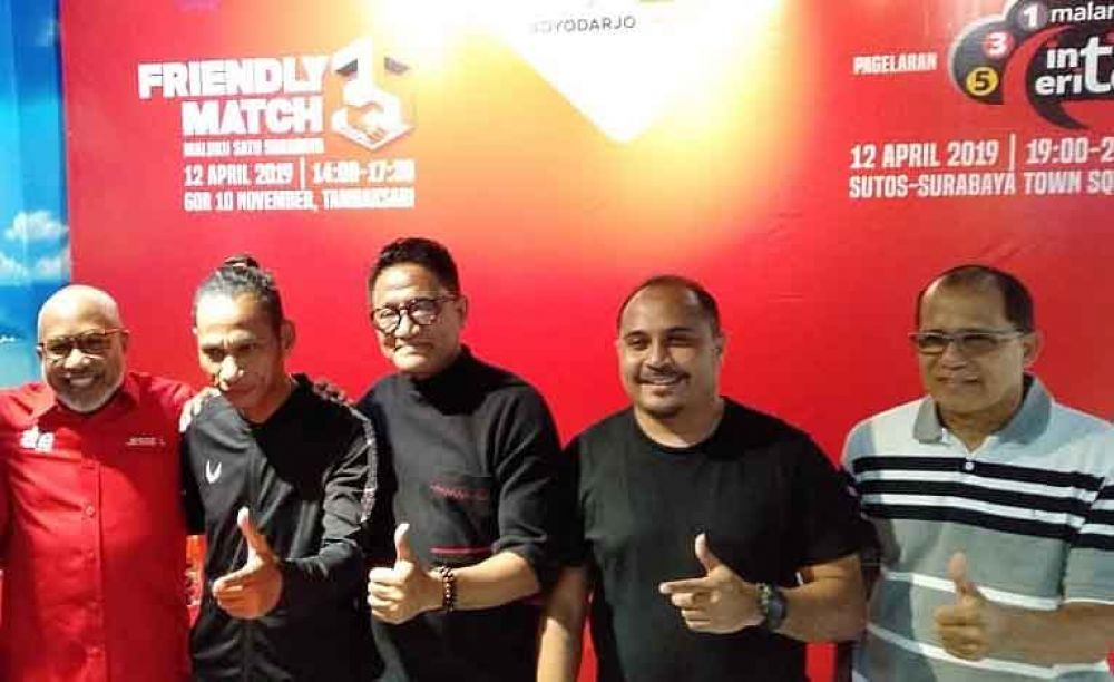 Pemain Legendaris Sepak Bola Maluku akan Tanding di Gelora 10 November