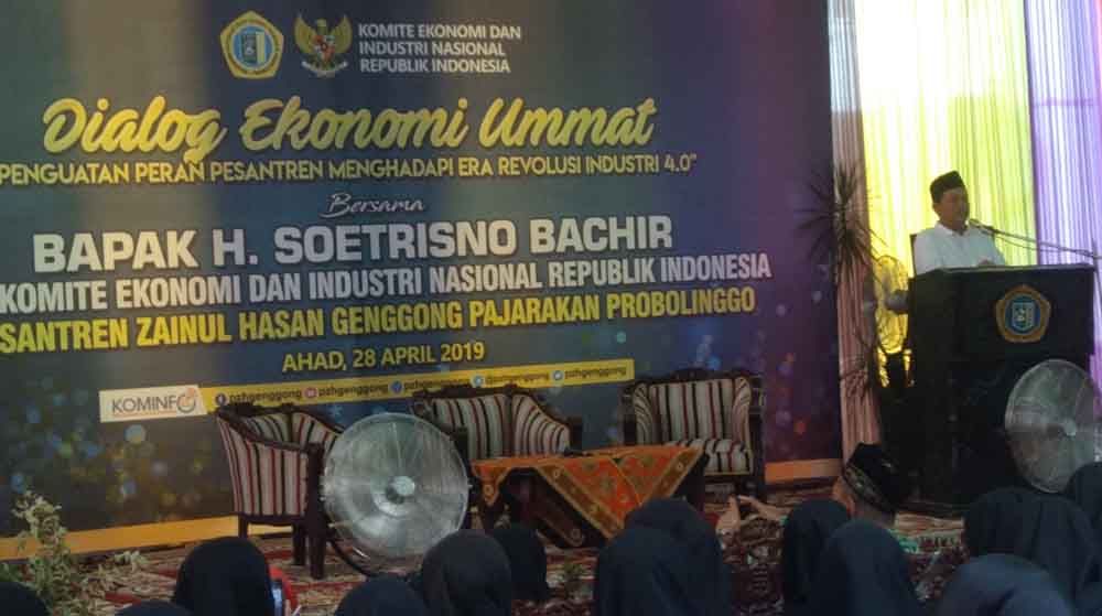 Soetrisno Bachir, di Ponpes Zainul Hasan Genggong Probolinggo