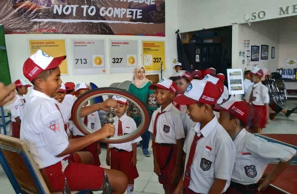 Siswa SD belajar di Universitas Muhammadiyah Malang