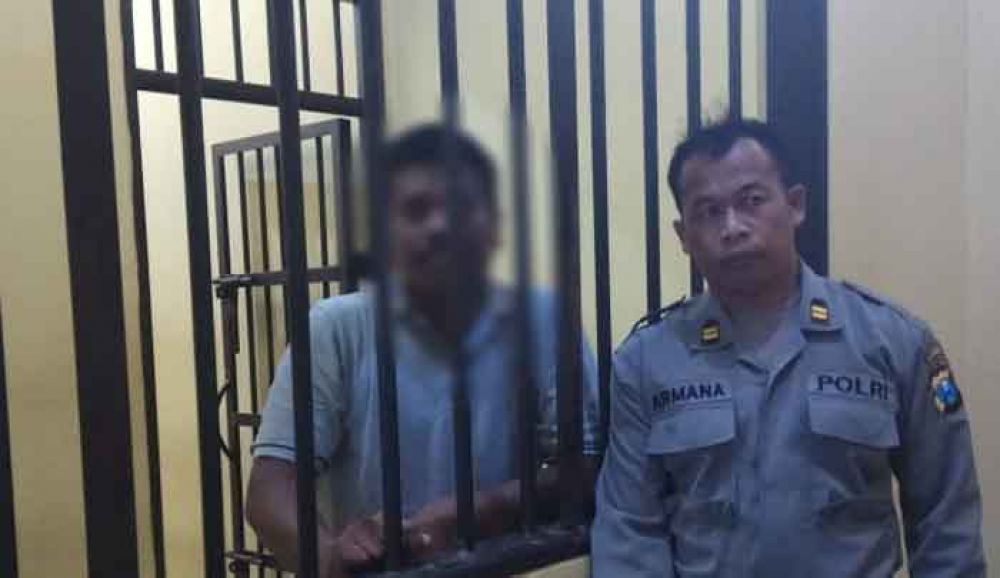 Polres Mojokerto jebloskan tersangka yang menjadi buron.