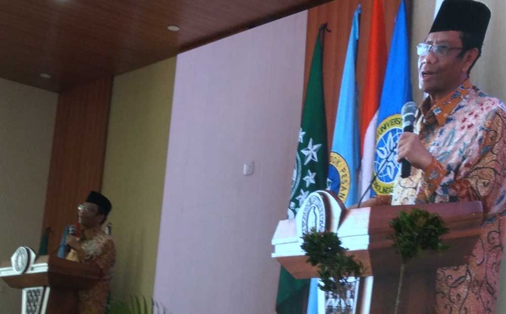Mahfud MD di Kampus Unuja Probolinggo