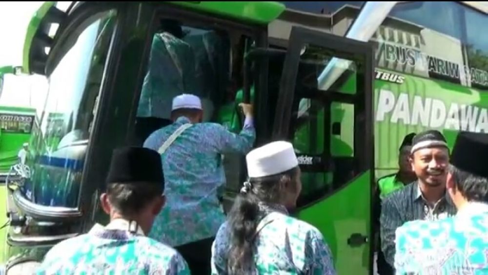Pelepasan keberangkatan 155 JCH asal Probolinggo