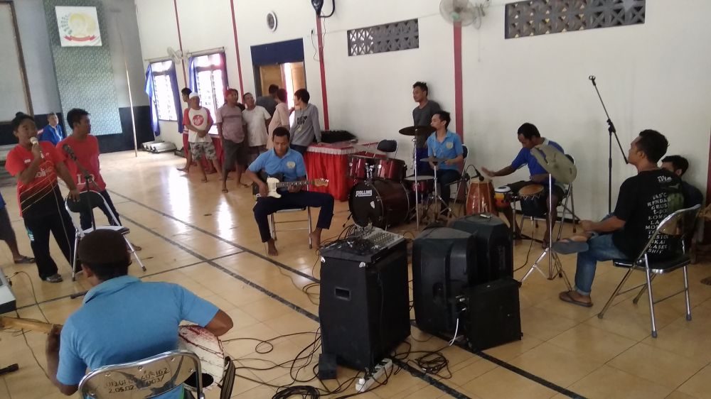 Aktifitas napi yang berada di Lapas Klas IIB Tulungagung