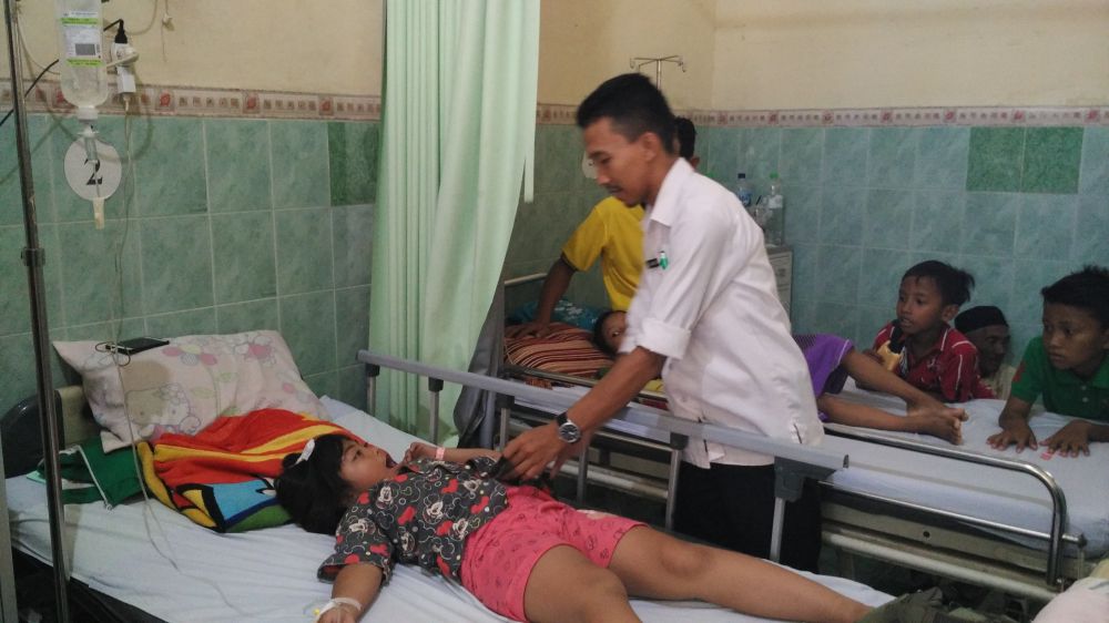 Dua dari 11 Korban Ambruknya Atap SDN di Kota Pasuruan Patah Tulang