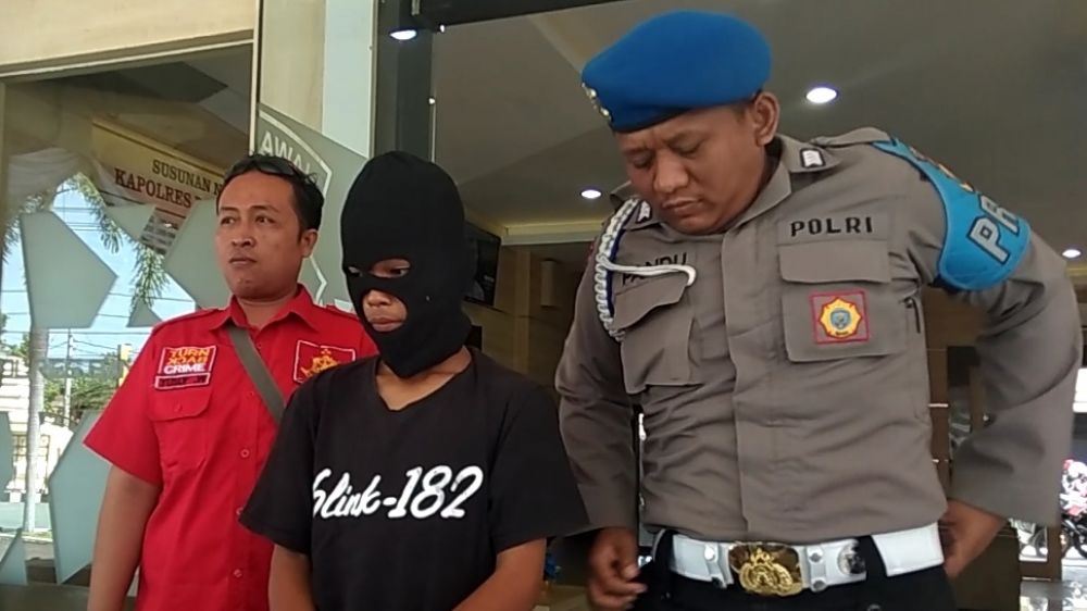 Pelaku diamankan Polresta Banyuwangi