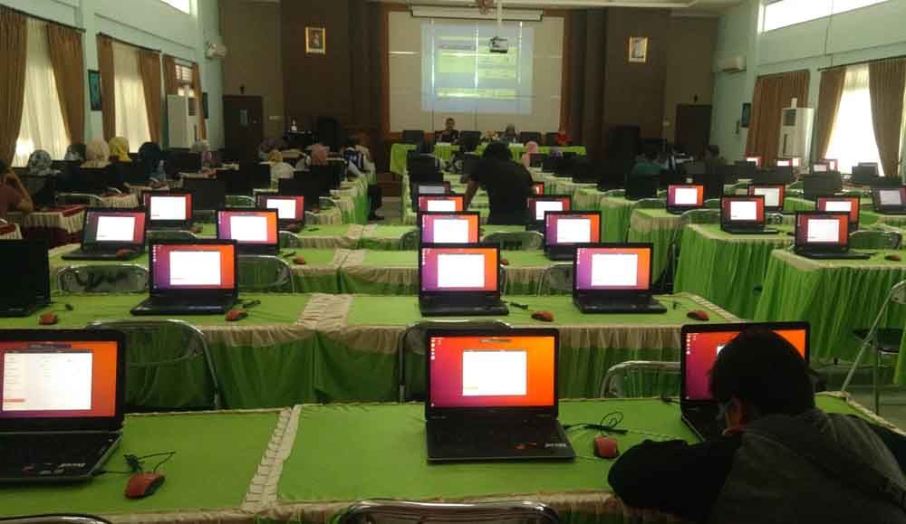 Persiapan lokasi tes CPNS Kota Probolinggo