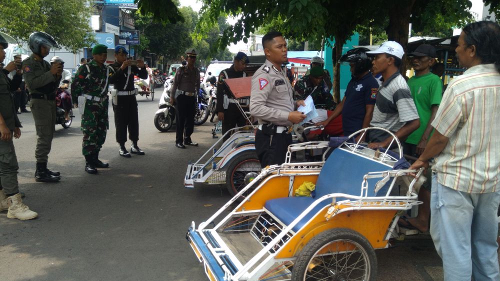 Penertiban bentor di Kota Probolinggo