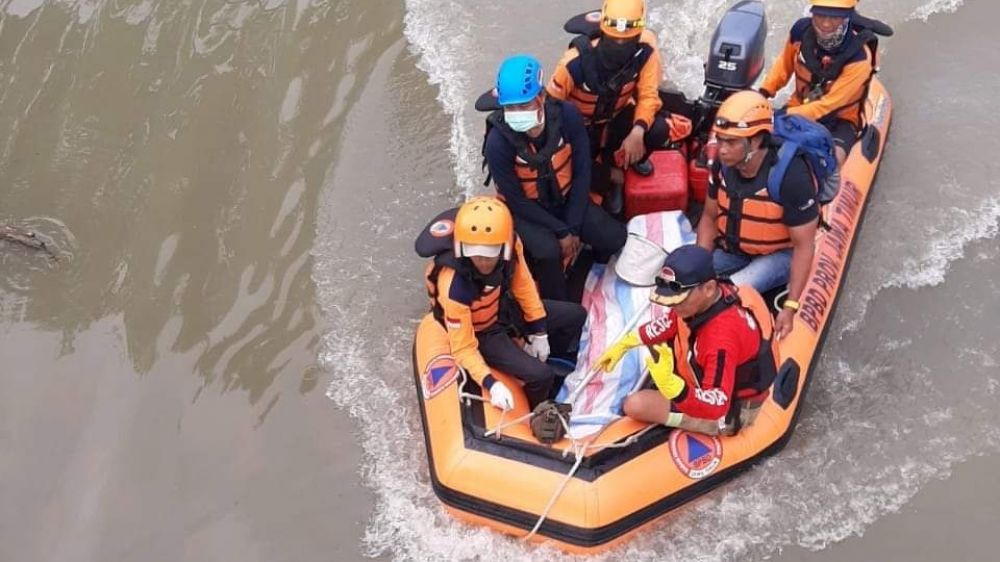 Anak Ketiga yang Tenggelam di Sungai Sidoarjo Juga Ditemukan Tewas