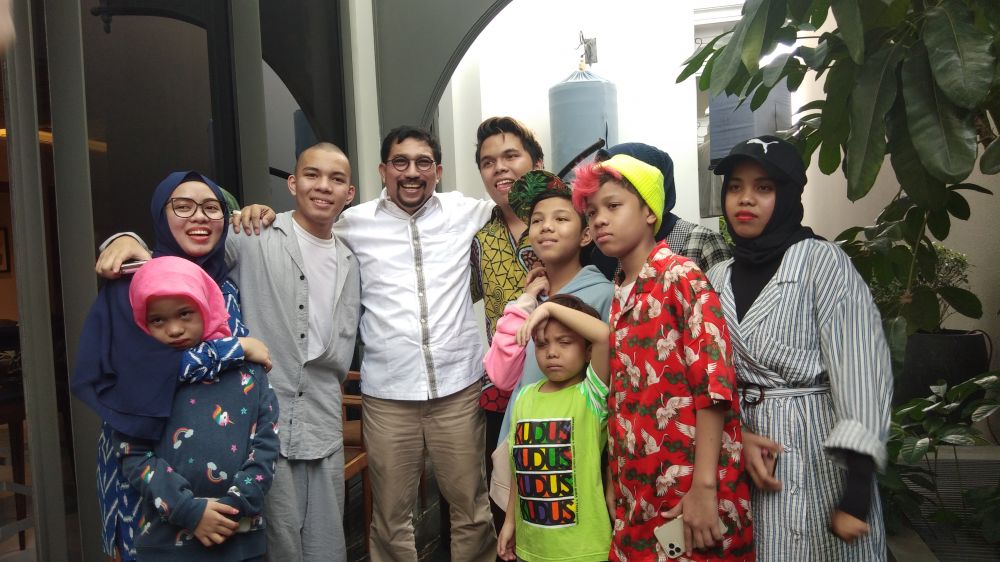 Gen Halilintar di kediaman Machfud Arifin