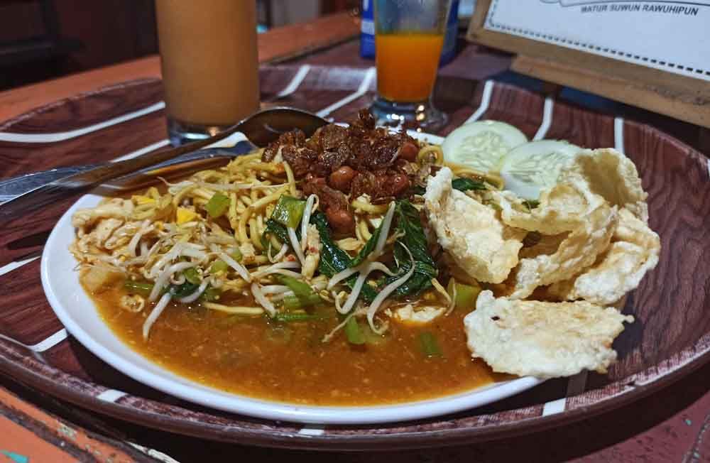 Mie Aceh yang dipadu dengan bumbu dari Ponorogo